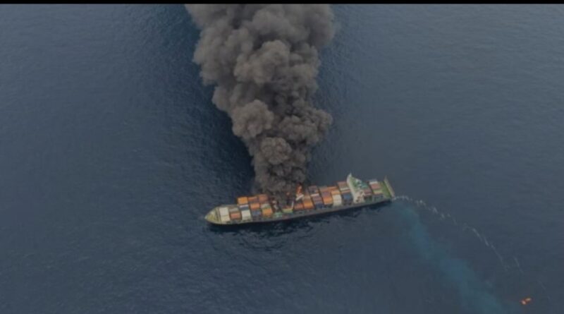 വാൻ ഹായ് 503 കപ്പൽ അപകടം; കടലിൽപ്പോയ കണ്ടെയ്‌നറുകൾ കേരള തീരത്ത് അടിയാൻ സാധ്യത